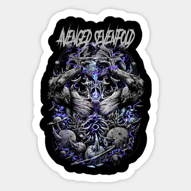 AVENGED SEVENFOLD BAND MERCHANDISE Sticker by Rons Frogss